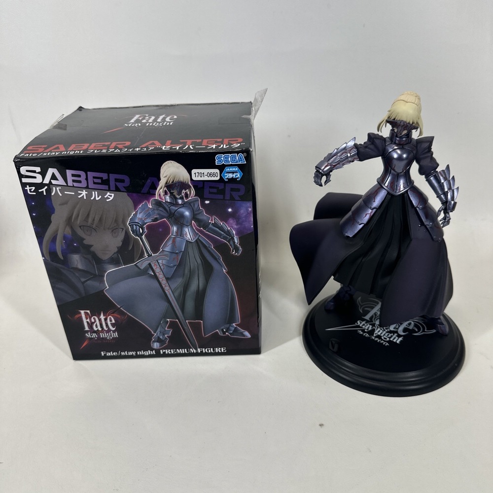 SEGA Fate Stay Night Saber Alter Premium Figure 19cm From Japan NO SWORD